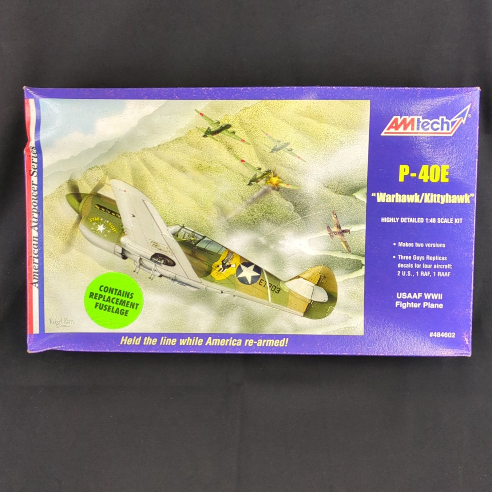 輸入キット キット AM tech 484602 1|48 P-40E WarHawk|KittyHawk P-40Eウォーホーク| キティホーク
