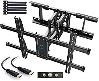 PERLESMITH テレビ壁掛け金具 大型 37-70インチ対応 アーム式 耐荷重60kg LCD LED 液晶テレビ用 前後＆左右-上下多角度調節 VESA600x400mm H