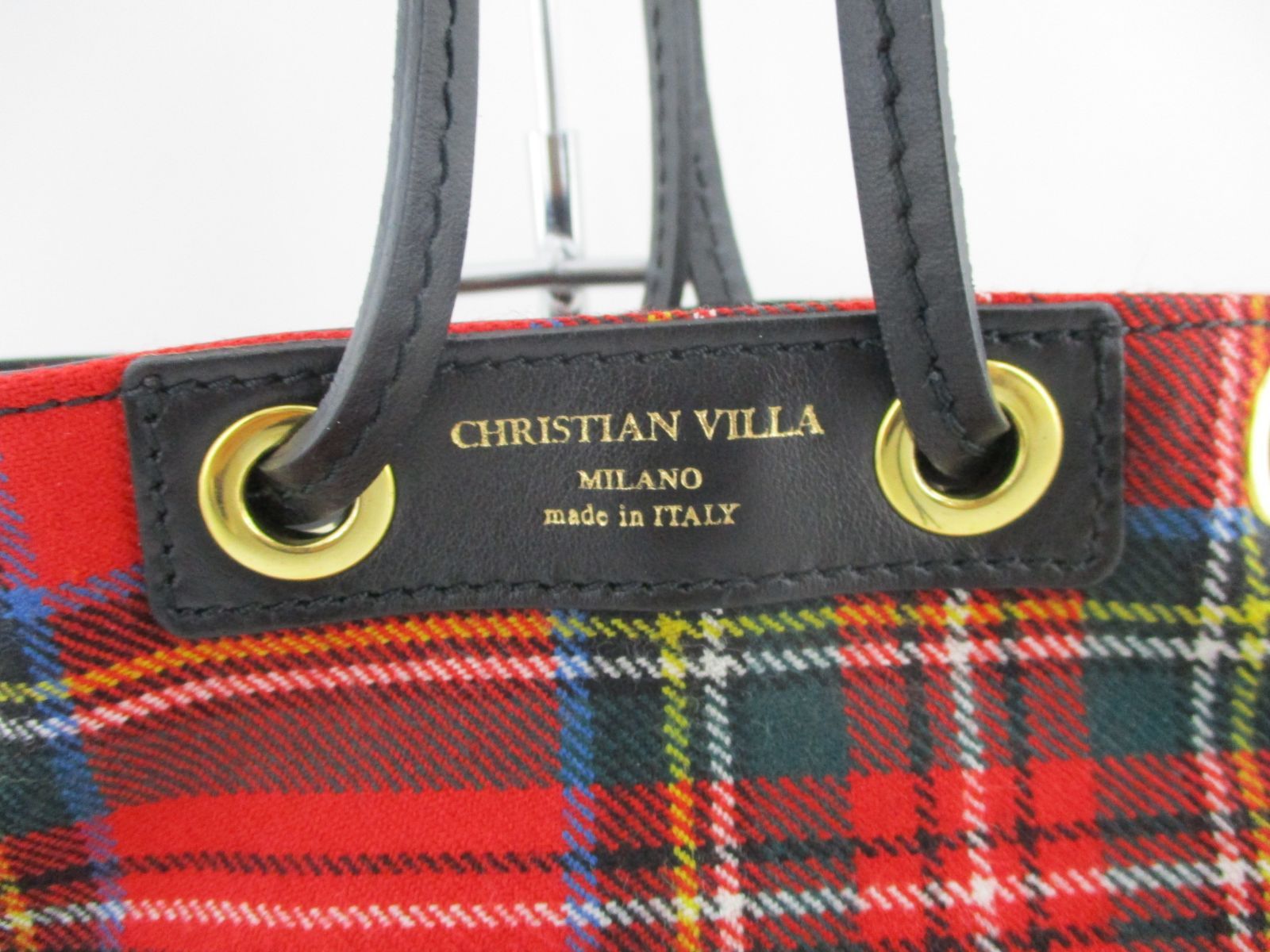 ◇極美品 CHRISTIAN VILLA クリスチャンヴィラ 巾着 バケツ型