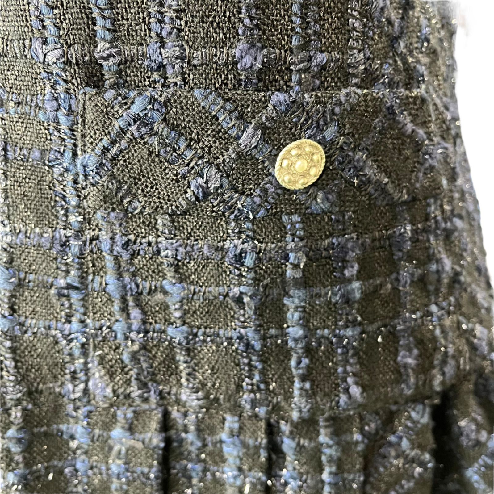 美品 ルネ Rene 美形 ツイード ワンピース 38、M、9号