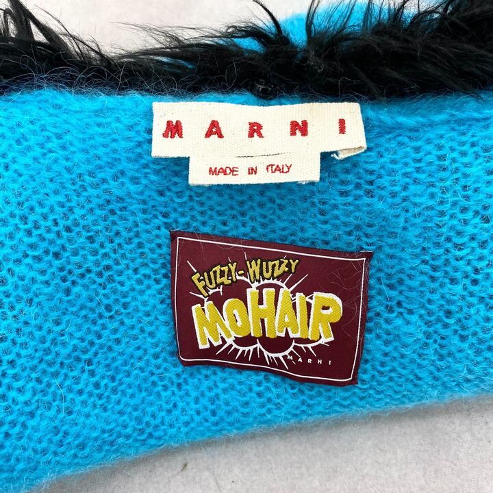MARNI 22aw モヘアカーディガン 46 MARNI マルニ 22AW Mohair and Wool Blend Cardigan モヘア