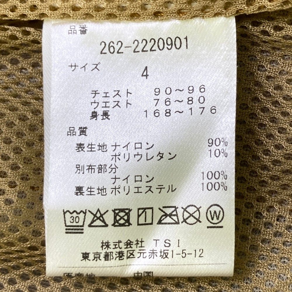 サイズ：4 JACK BUNNY ジャックバニー  ナイロンジャケット  カーキ系 [240101461470] ゴルフウェア メンズ ストスト サイズ：4 JACK BUNNY ジャックバニー ナイロンジャケット