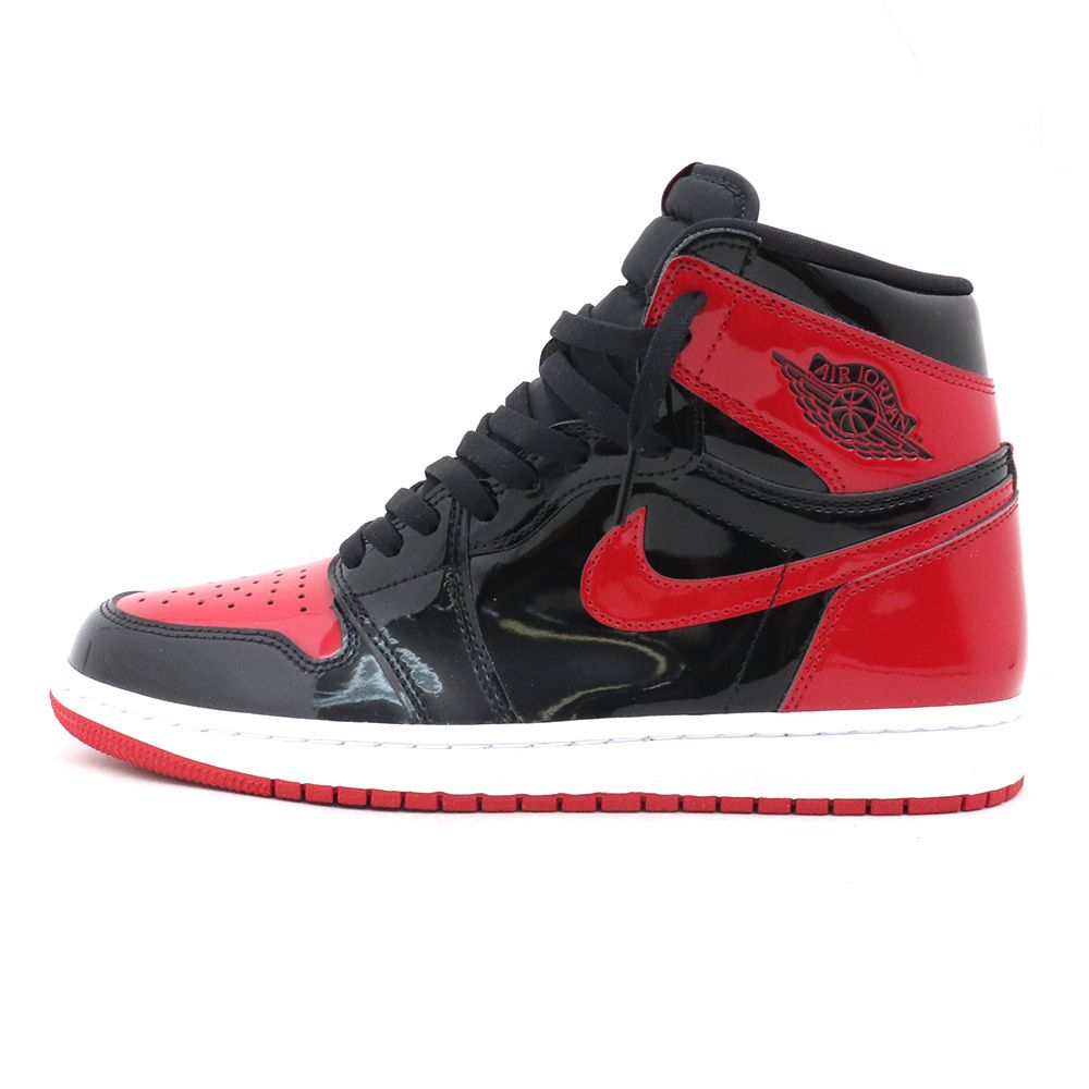27.5cm NIKE AIR JORDAN 1 Patent Bred - メルカリ