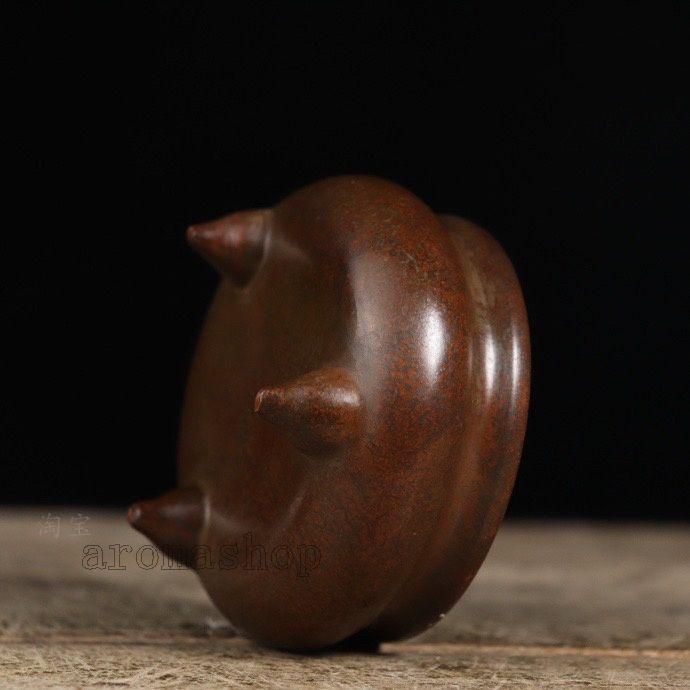 銅器 香炉 三足薫香炉 祥雲如意薫香炉 檀香炉 香具装 飾品 工芸