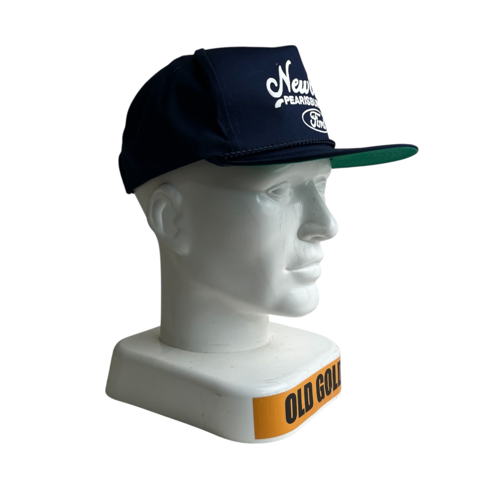 キャップ 帽子 FORD フォード ビンテージトラッカーキャップ Newberry ネイビー 紺色 ホワイト 白