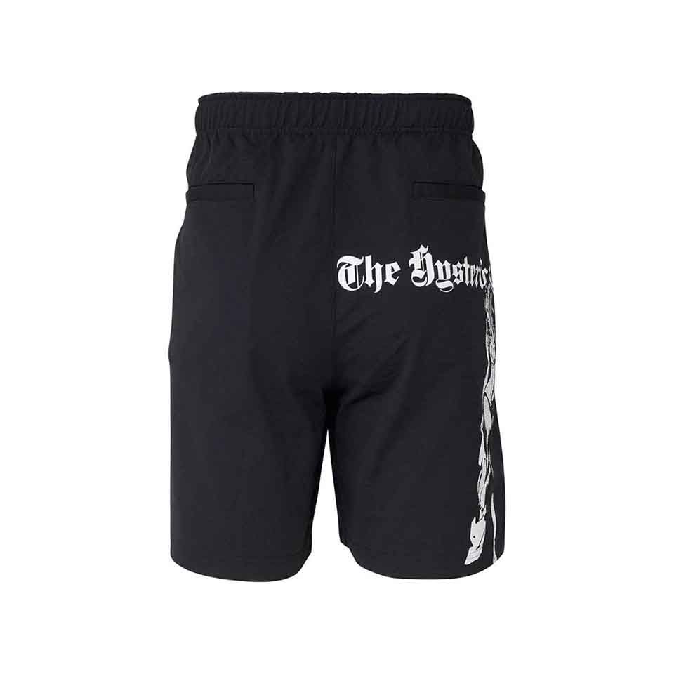 HYSTERIC GLAMOUR ヒステリックグラマー 02251CP06 HYSTERIC TIMES ショーツ BLACK 正規通販 メンズ