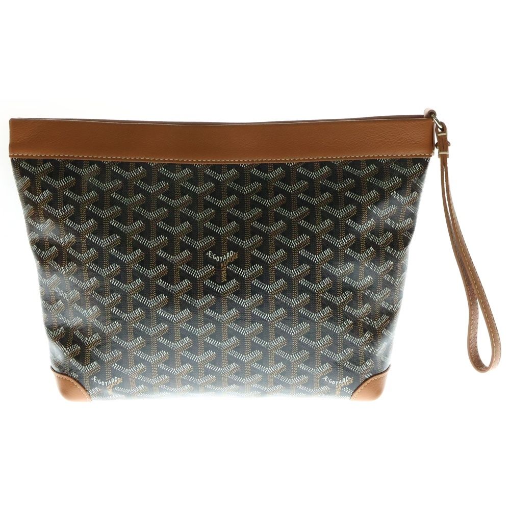 GOYARD ゴヤール POCHETTE CONTI PM NOIR ET NATUREL クラッチバッグ ブラック ナチュラル