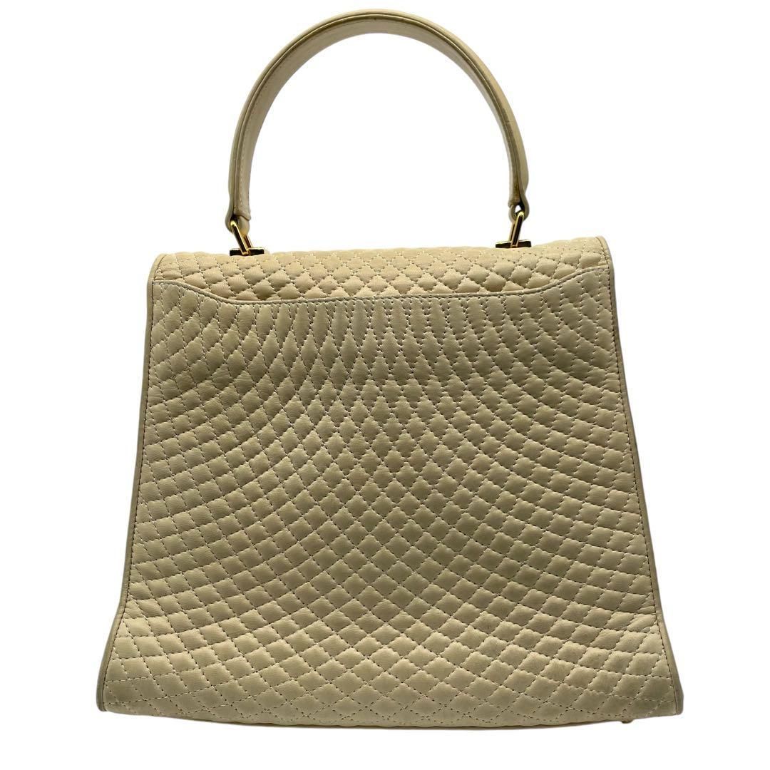 BALLY バリー 腕掛け キルティング フラップ 2層式 ハンドバッグ