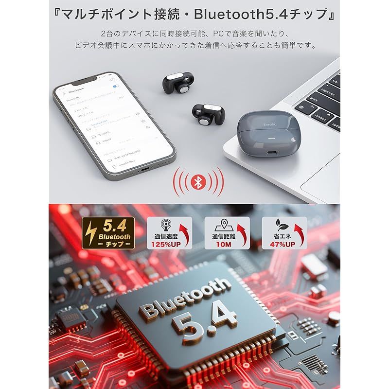 耳挟み式イヤホン 音漏れ無し