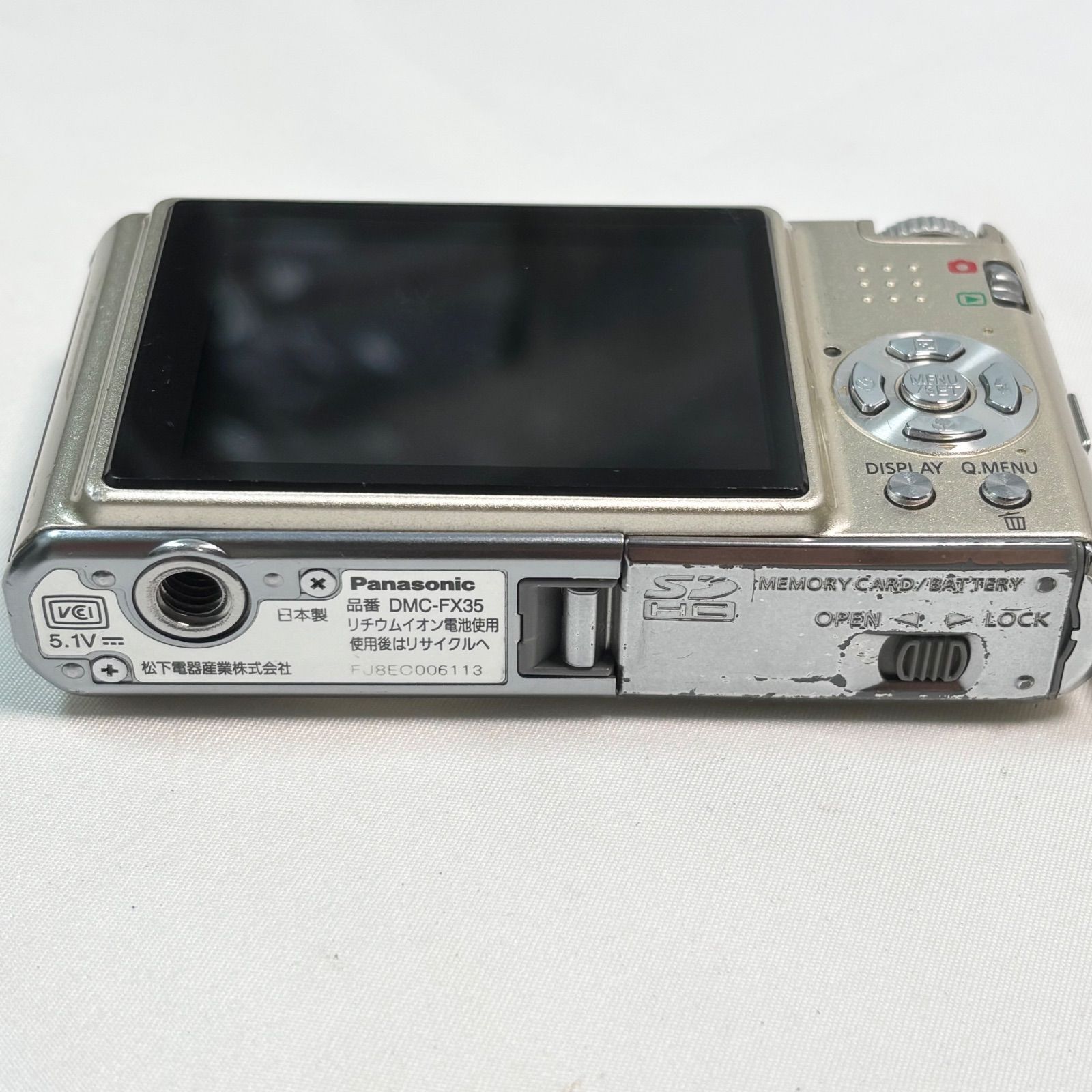 カメラ 動作良好・極美品✨ Panasonic LUMIX DMC-FX35 シルバー