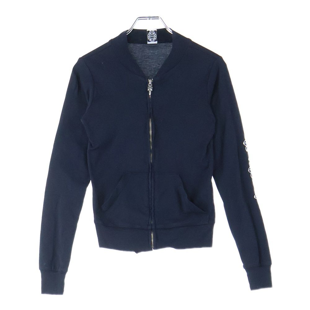 CHROME HEARTS クロムハーツ アームフローラル ジップアップ トレーナー スウェット レディース