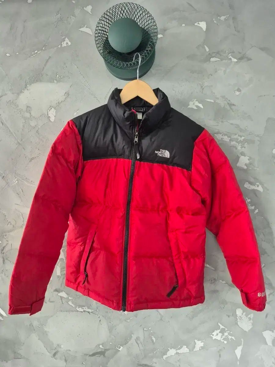 THE NORTH FACE ザノースフェイス 700 ヌプシ ダウン レッド|ブラック キッズ 140size L