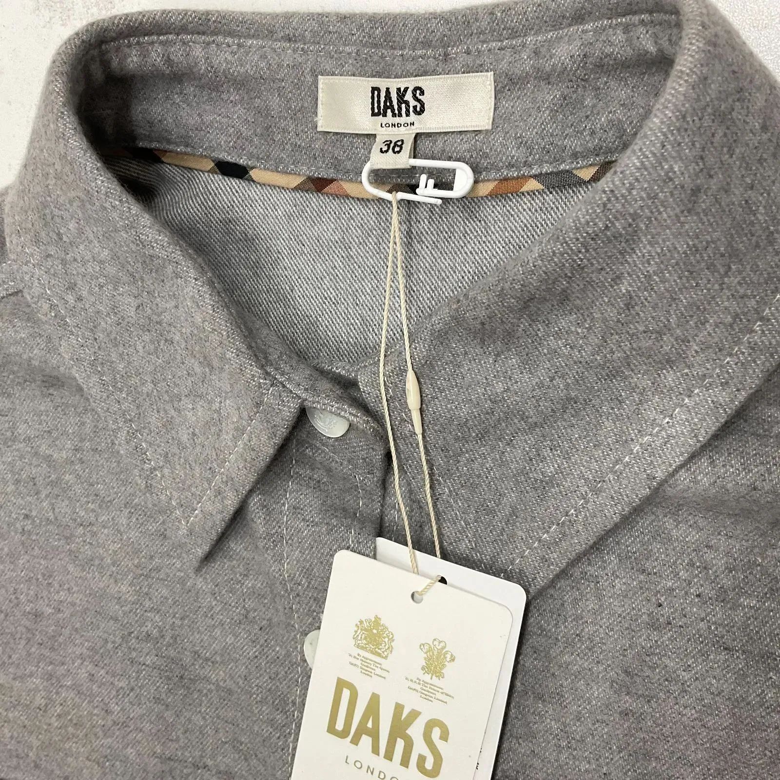 DAKS ダックス 長袖シャツ グレー ブランド レディース トップス 服 未 