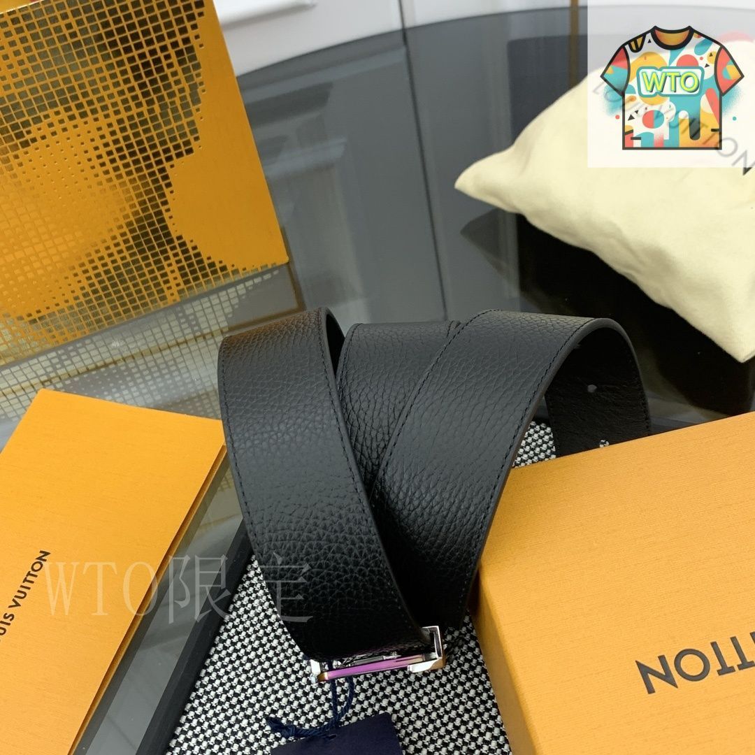 今日特価】Louis Vuitton ルイヴィトン レザーベルト-3 - メルカリ
