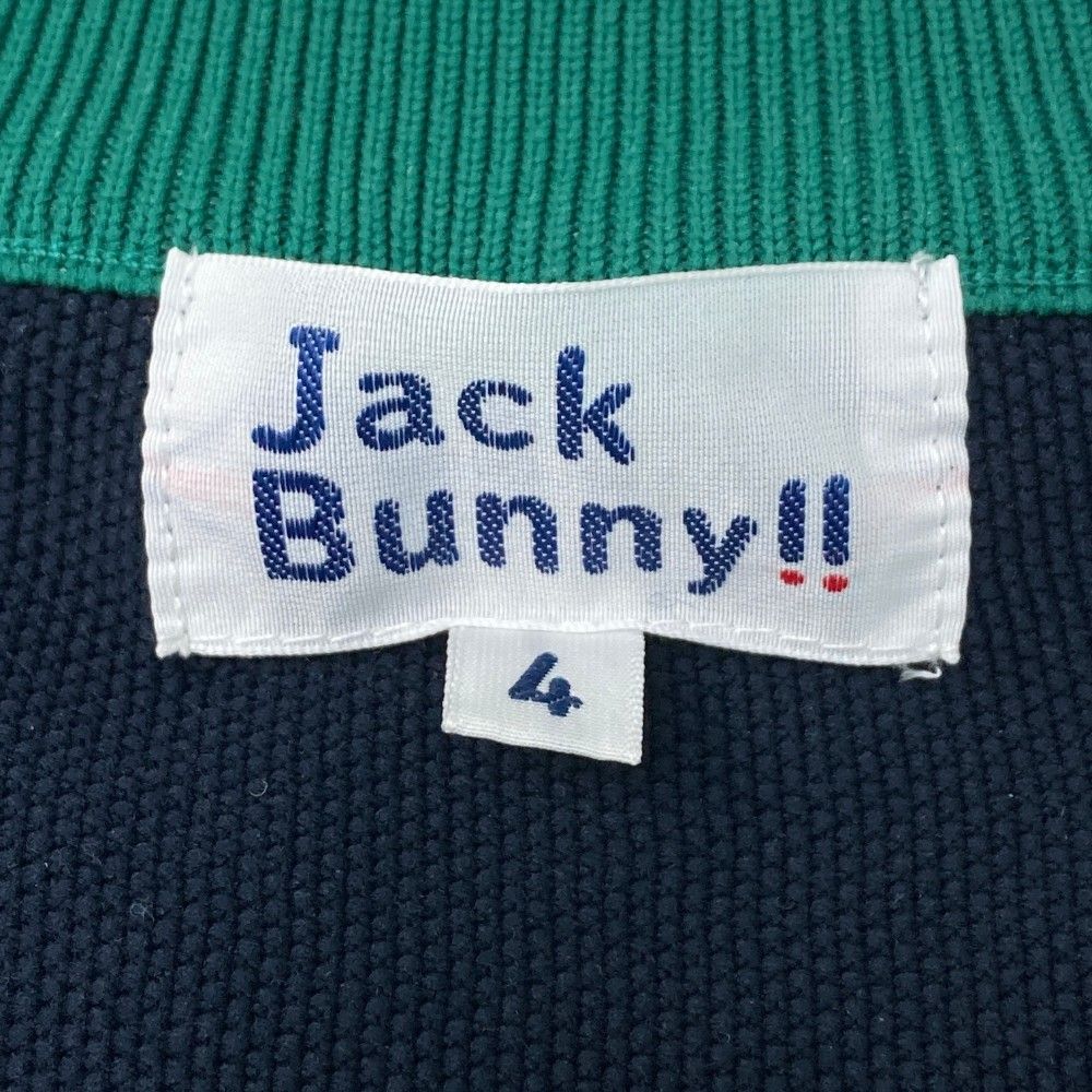 サイズ：4 JACK BUNNY ジャックバニー  ニットベスト  ネイビー系 [240101432394] ゴルフウェア メンズ ストスト サイズ：4 JACK BUNNY ジャックバニー ニットベスト ネイビー系