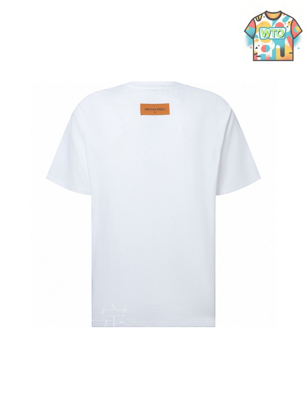 【夏の必須アイテム白T 】LOUIS VUITTON Tシャツ ショート丈 今日特価】Louis Vuitton 25SS フルモノグラム刺繍 ショート