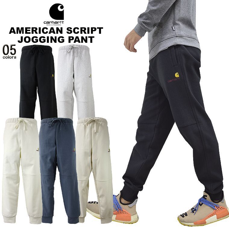 carhartt カーハート WIP AMERICAN SCRIPT JOGGING PANT アメリカンスクリプトジョギングパンツ WIP ジョガーパンツNatural  Zeus  Wax