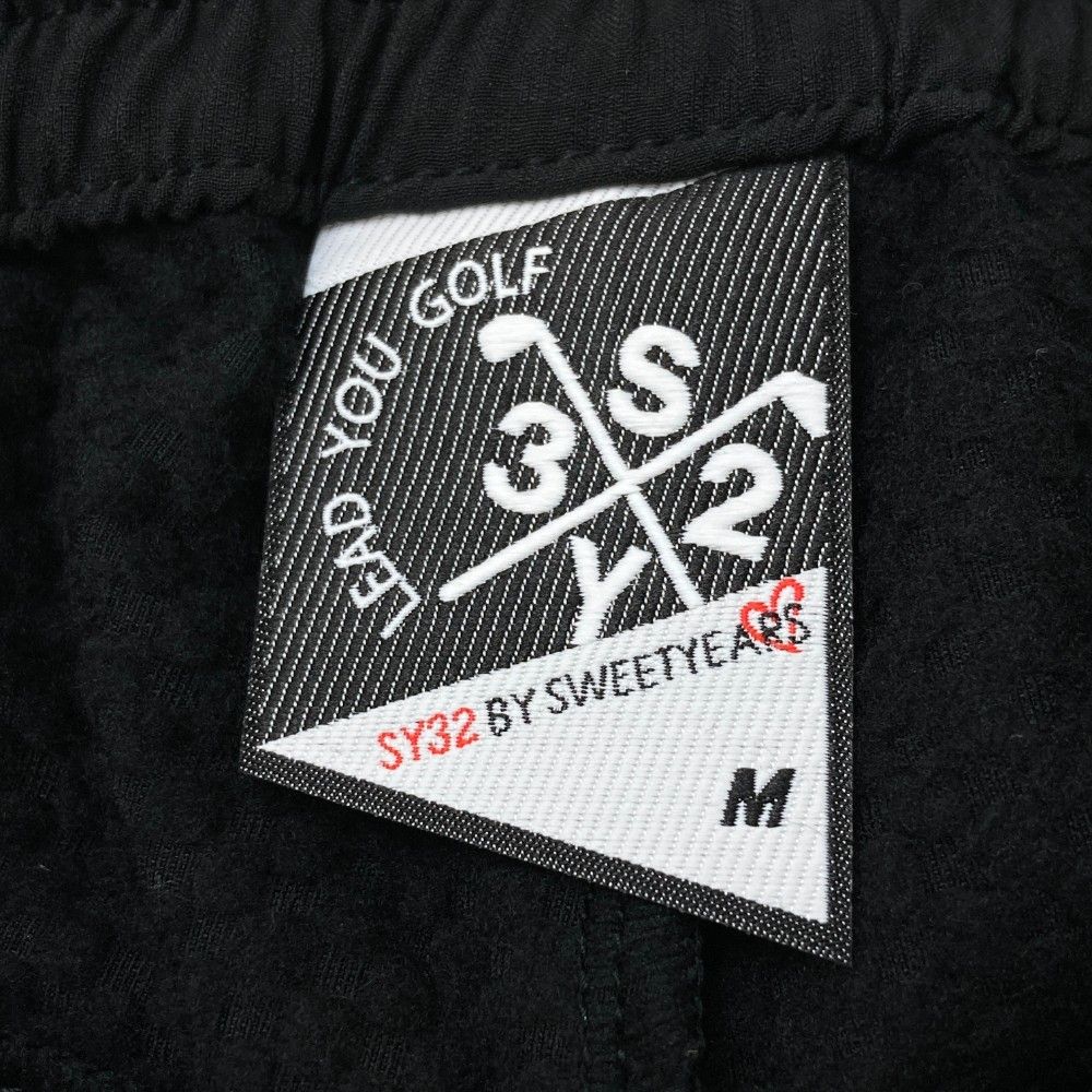 サイズ：M SY32 BY SWEET YEARS GOLF エスワイサーティトゥ SYG-23A36 フリースパンツ  ブラック系 [240101419631] ゴルフウェア メンズ ストスト サイズ：M SY32 BY SWEET YEARS GOLF エスワイサーティトゥ SYG