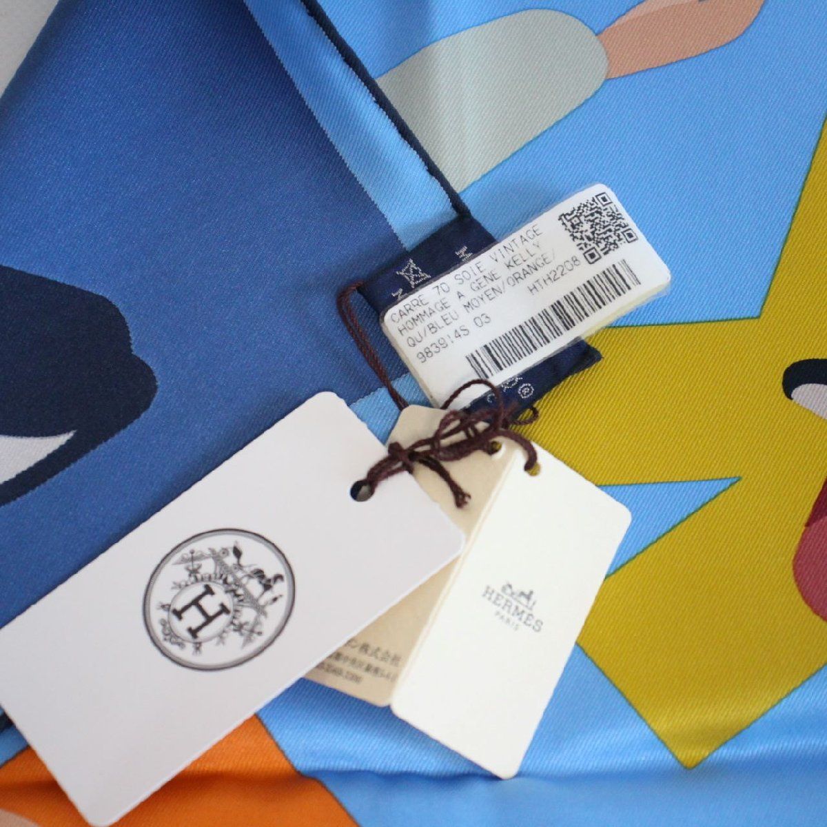 HERMES エルメス カレ 70 スカーフ ジーンケリーへのオマージュ