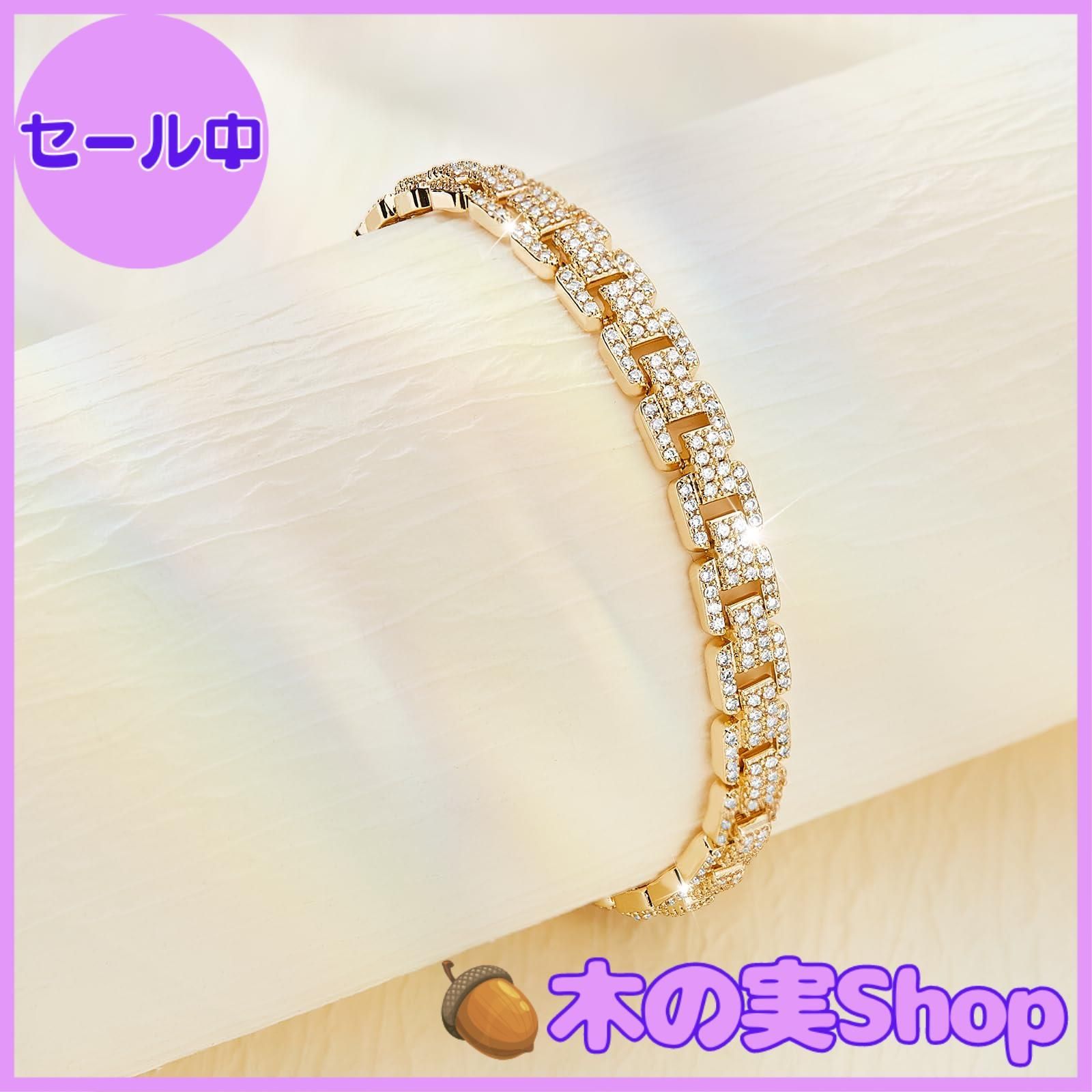 大安売り】[Richapex] ブレスレット 18金 ゴールド フィルド