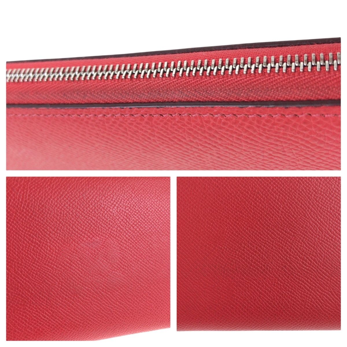 HERMES エルメス アザップ シルクイン ルージュ レッド シルバー金具  