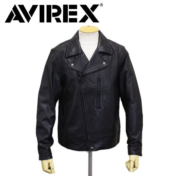 AVIREX ダブルブレスト　ライダースジャケット　XL AVIREX ダブルブレストライダースジャケットXL