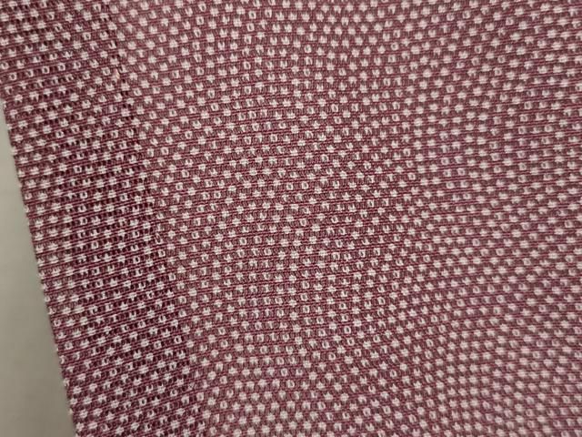 平和屋着物▽江戸小紋 単衣 鮫小紋柄 鬼しぼ縮緬 正絹 逸品