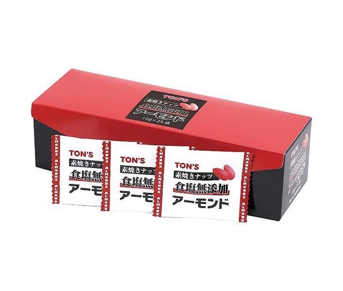 東洋ナッツ トン 素焼きアーモンド 250ｇ 10ｇ×25袋 ×8箱入× 2ケース ｜ アーモンド ロースト