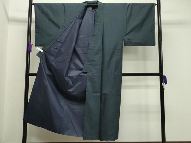 平和屋着物●男性 本場大島紬 アンサンブル 100亀甲 正絹 ♥ CAAX5748gh