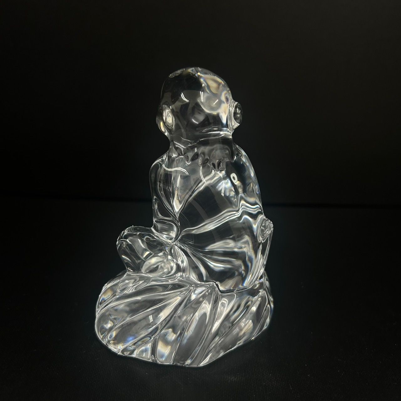 /美品/バカラ　干支　置物　フィギュリン　さる　猿　申年 Baccarat - バカラ 干支置物 サル 申 Baccarat - /美品/バカラ