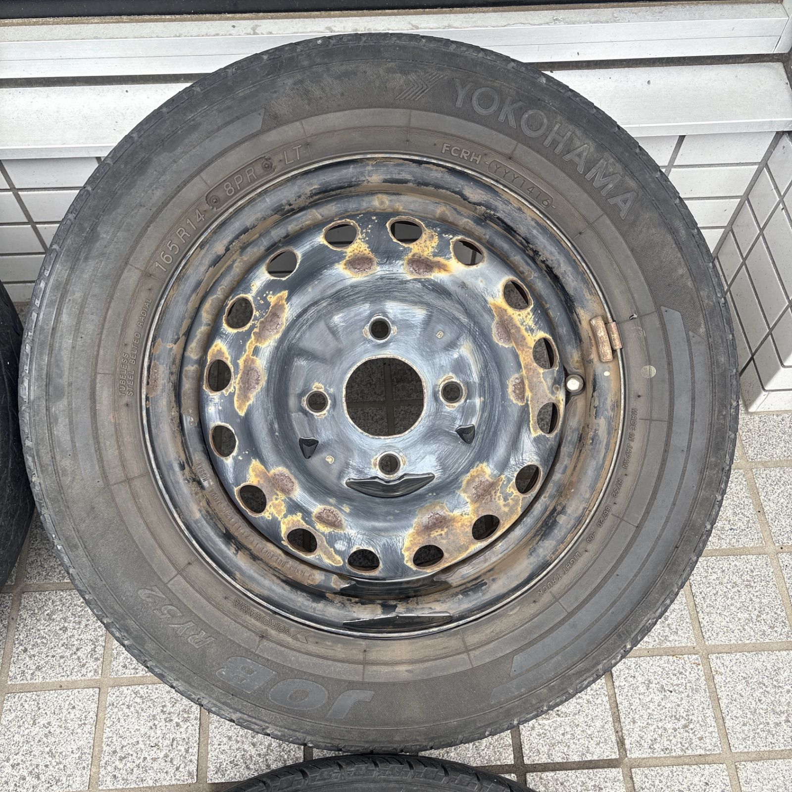 日産 ニッサン バネット NV200 純正スチールホイールタイヤ