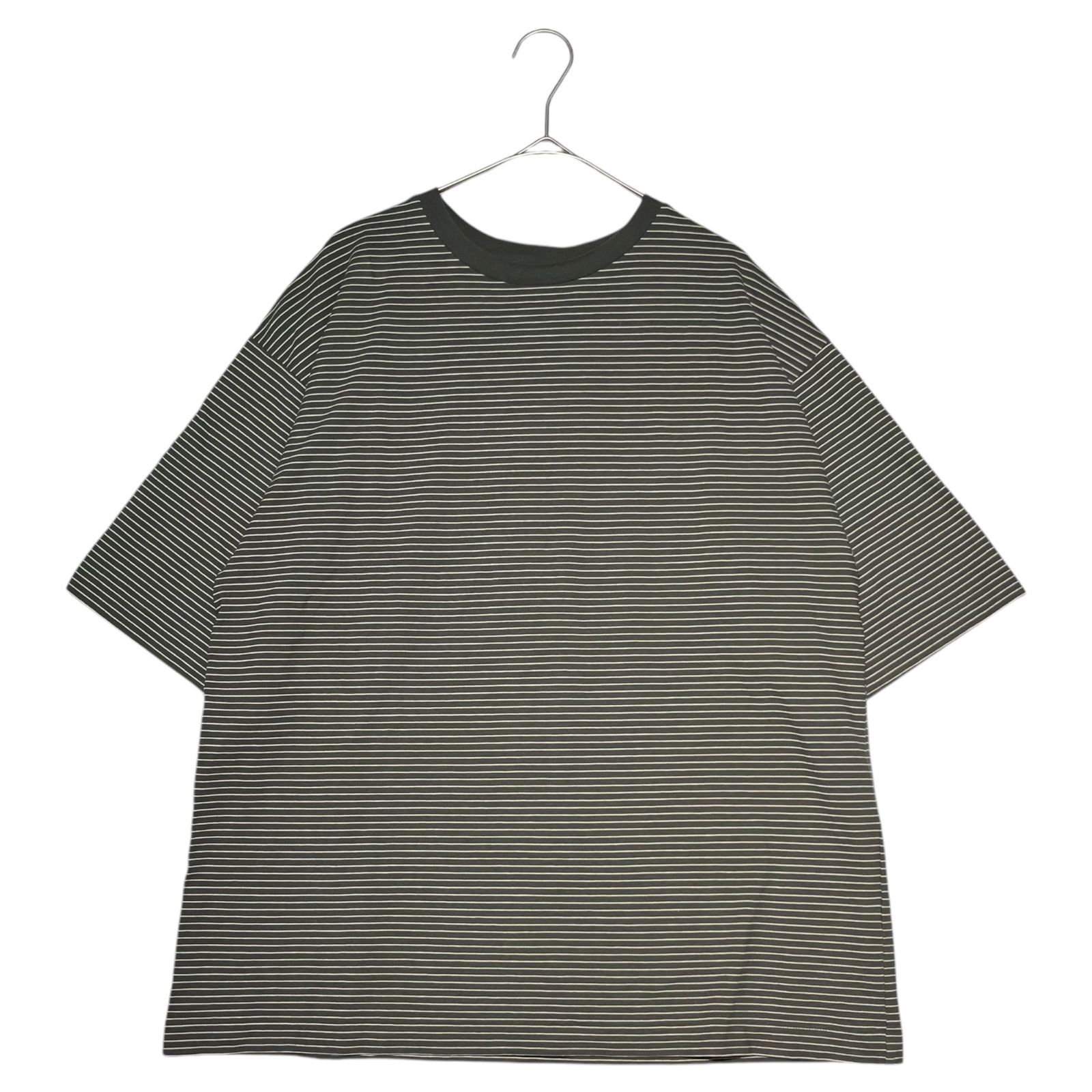 KAPTAIN SUNSHINE(キャプテンサンシャイン) Hard Twisted Border Jersey S/S Tee ハードツイスト ボーダー ジャージ 半袖 Tシャツ KS24SCS10 38 グレー カットソー