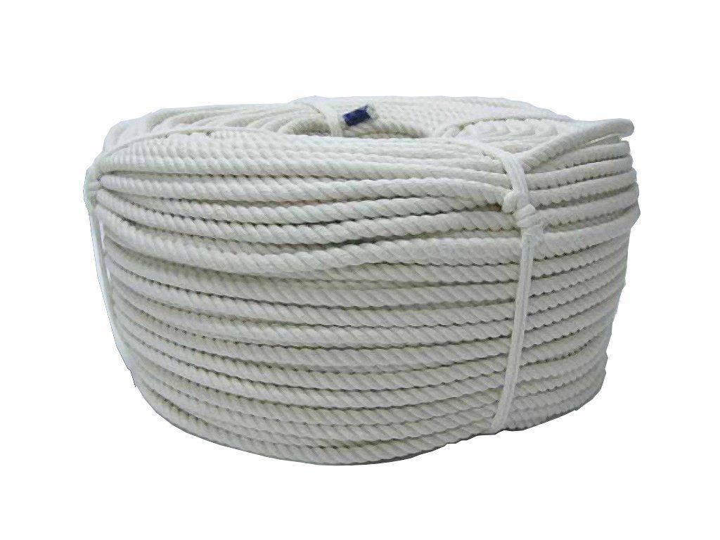 ユタカメイク 綿ロープ巻物 C10-200 白 10mmX200m - メルカリ
