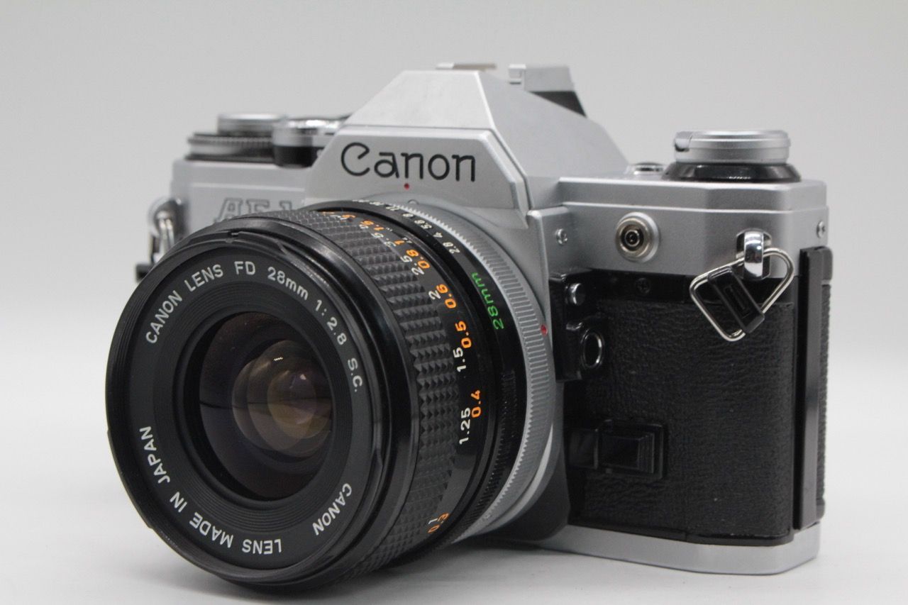 キャノン Canon F-1 FD 24mm FD 28mm F2 レンズ ☆良品☆キャノン CANON AE-1 / FD 28mm F2.8 S.C. 《シャッター