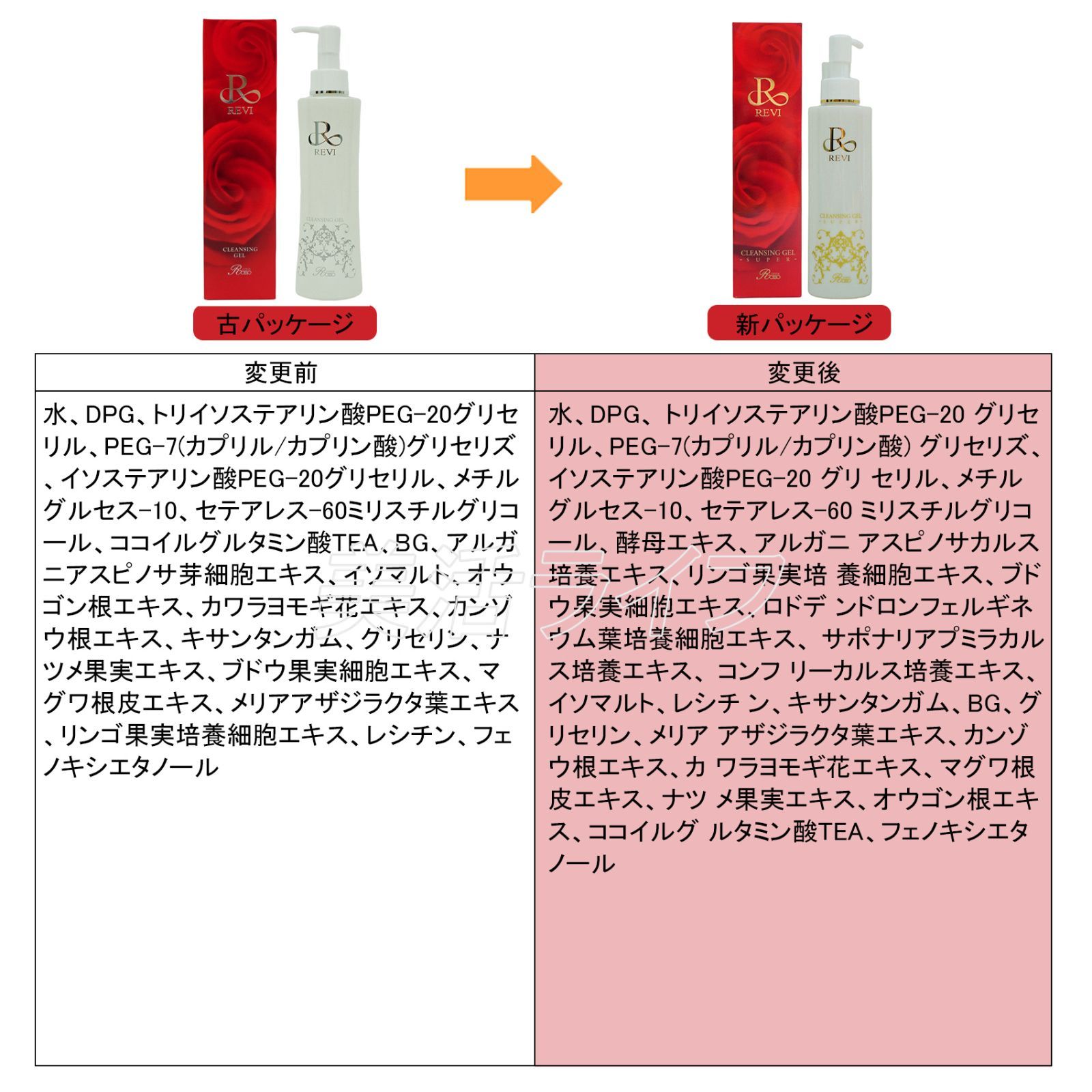 セット ルヴィ クレンジングジェル SUPER 180 ml メイク落とし REVI