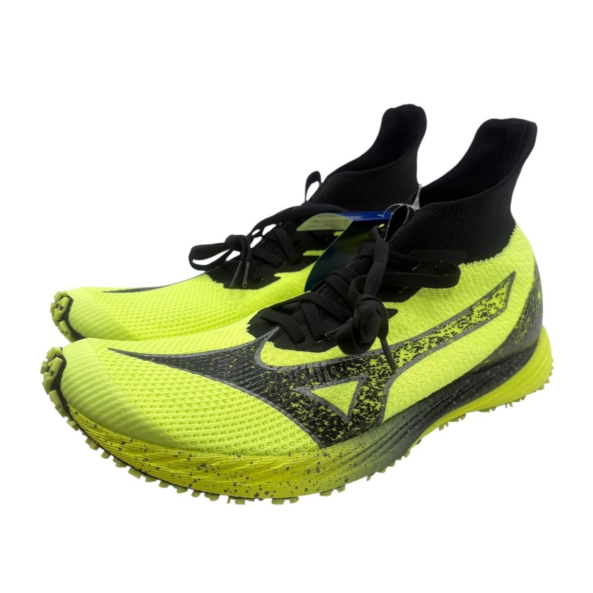 0636 MIZUNO ミズノ ウエーブ デュエル ネオ 2 エリート ランニングシューズ 27 cm イエロー ブラック WAVE DUEL NEO ELITE スニーカー