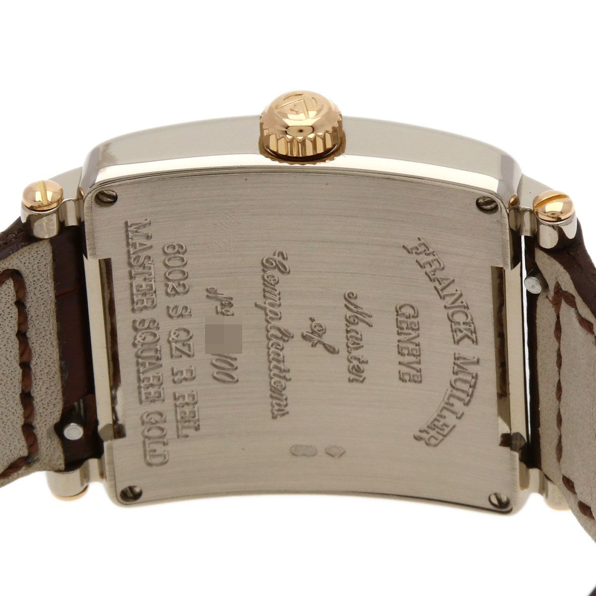 FRANCK MULLER フランクミュラー 60002 S QZ R REL マスタースクエア  