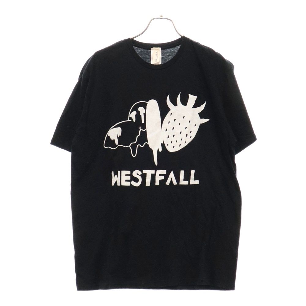 WESTFALL (ウェストフォール) グラフィックプリント半袖Tシャツ ブラック