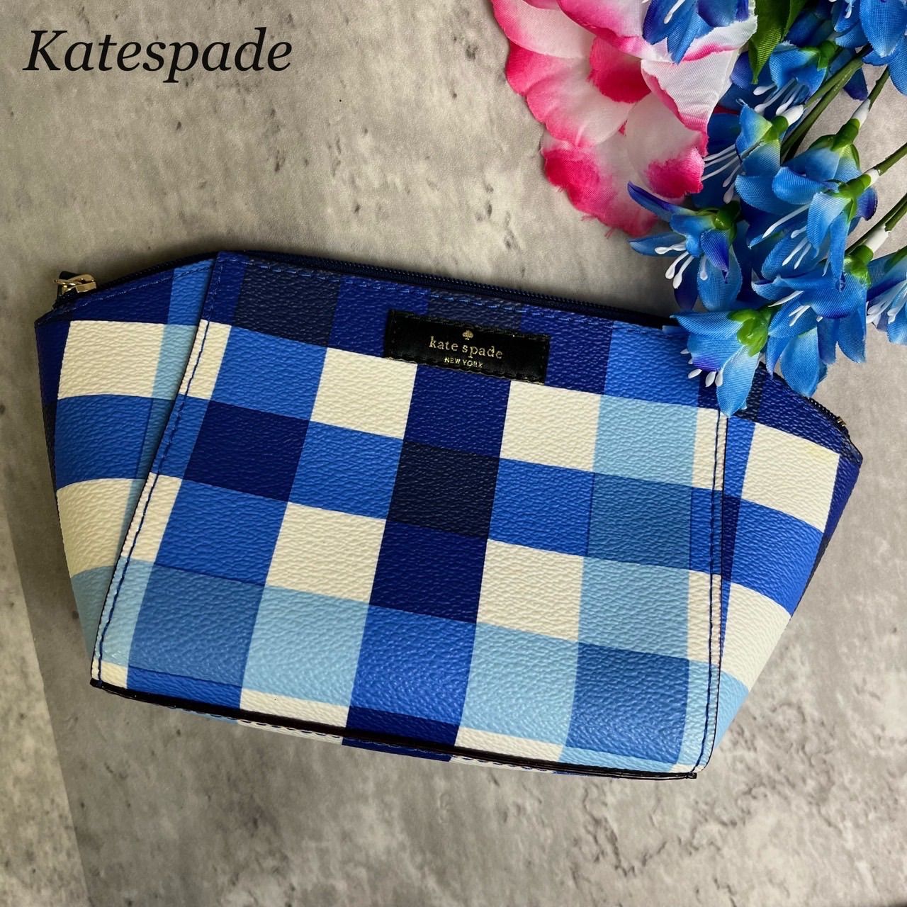 ✨良品✨ kate spade ケイトスペード 化粧ポーチ バニティバッグ 