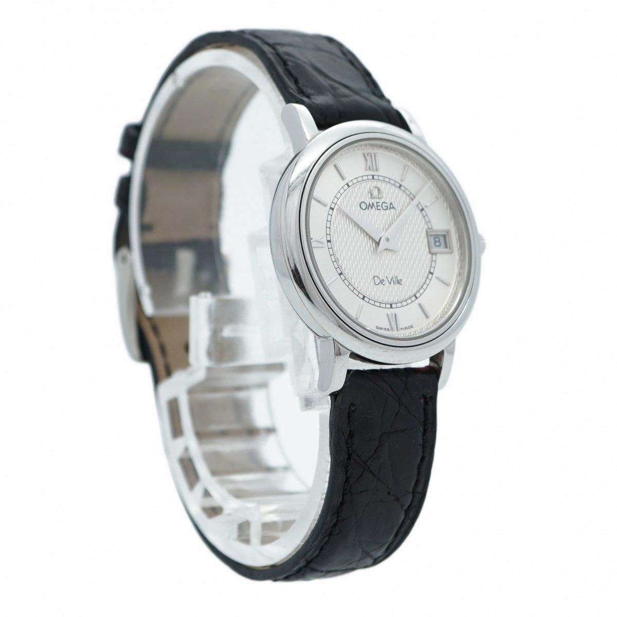 シルバー文字盤 腕時計