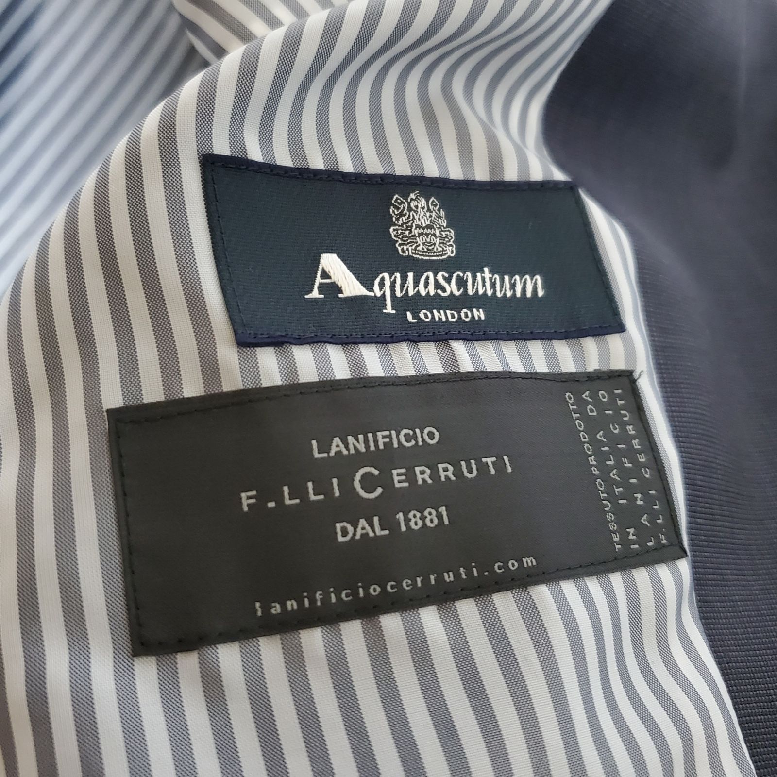 美品】Aquascutum アクアスキュータム スーツ セットアップ ジャケット