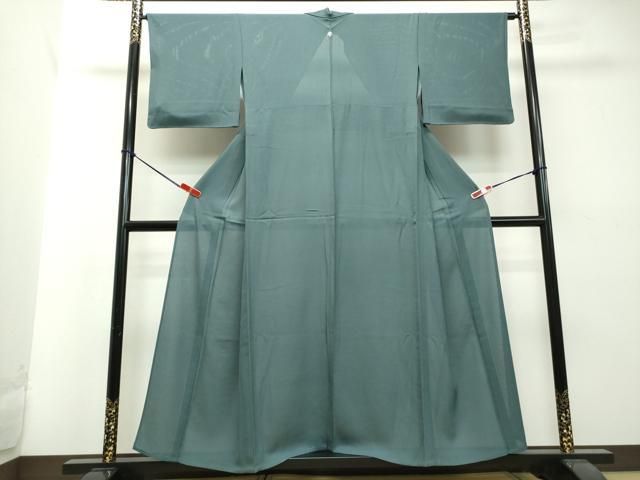 平和屋着物＊夏物 小紋 絽 芝草文 正絹 逸品 BAAT7234hv