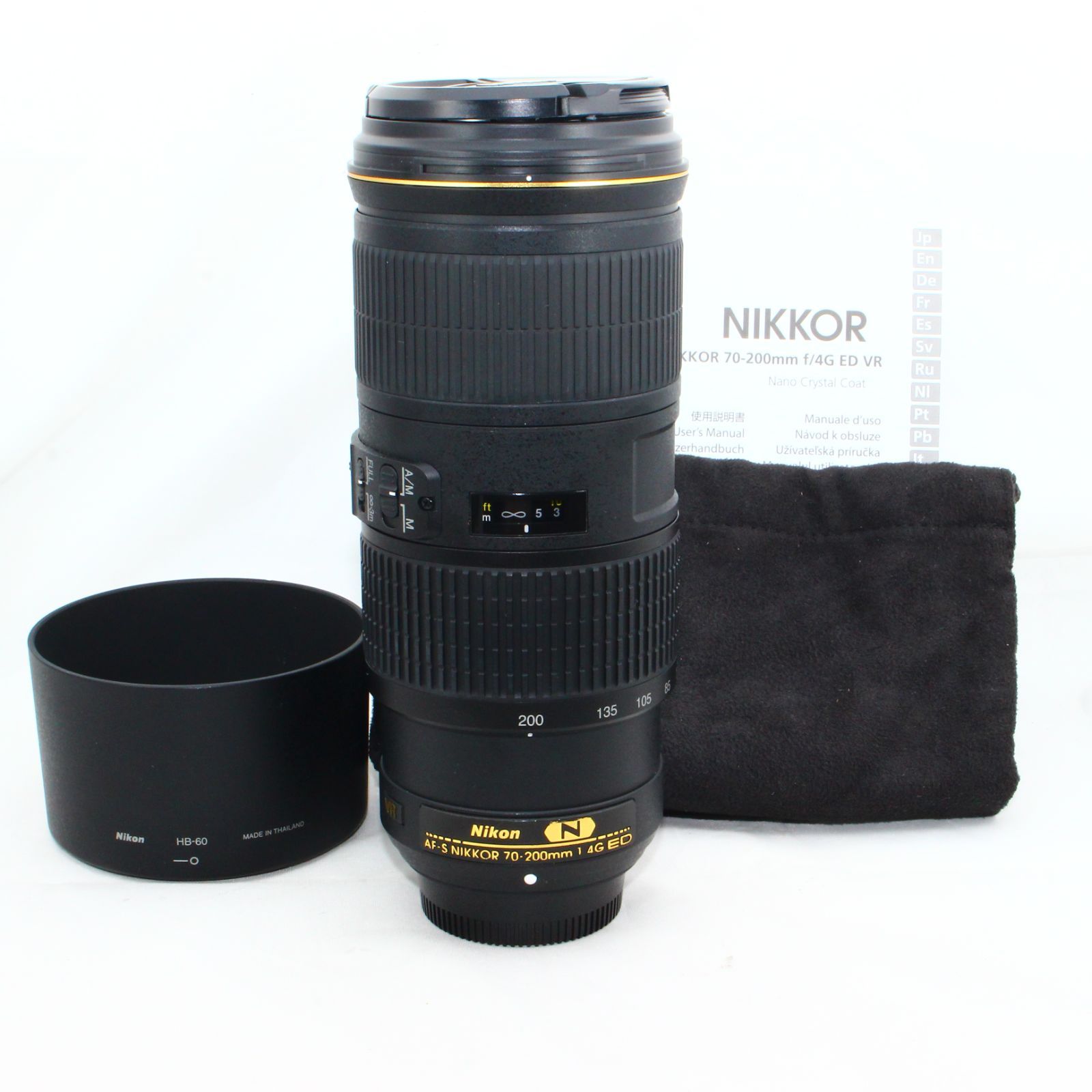 Nikon 望遠ズームレンズ AF-S NIKKOR 70-200mm f/4G ED VR フルサイズ