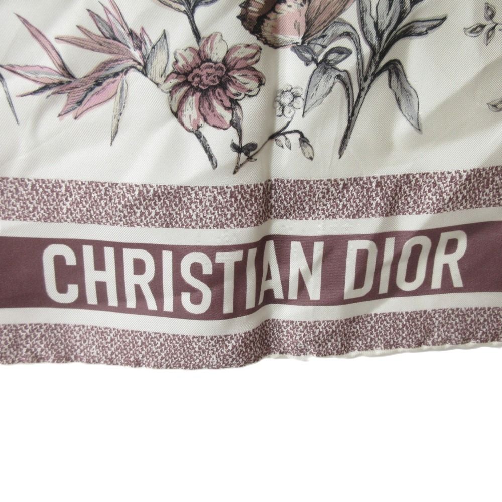 クリスチャンディオール ヴィンテージ シルク100% 大判 スカーフ クリスチャンディオール シルク100%大判スカーフ 美品 24SS