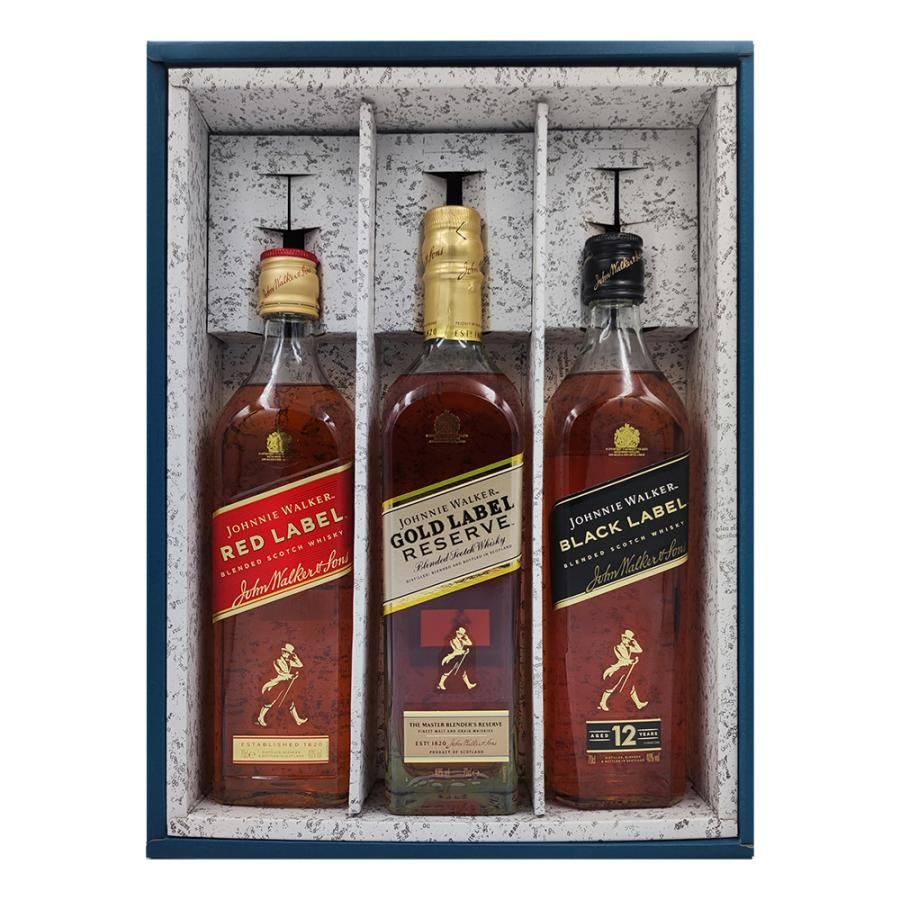 Johnnie Walker 3本セット大変申し訳ありません - ウイスキー