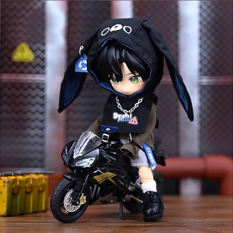 オビツ11 ドール服 サイバーパンク風セット パーカー、トップス