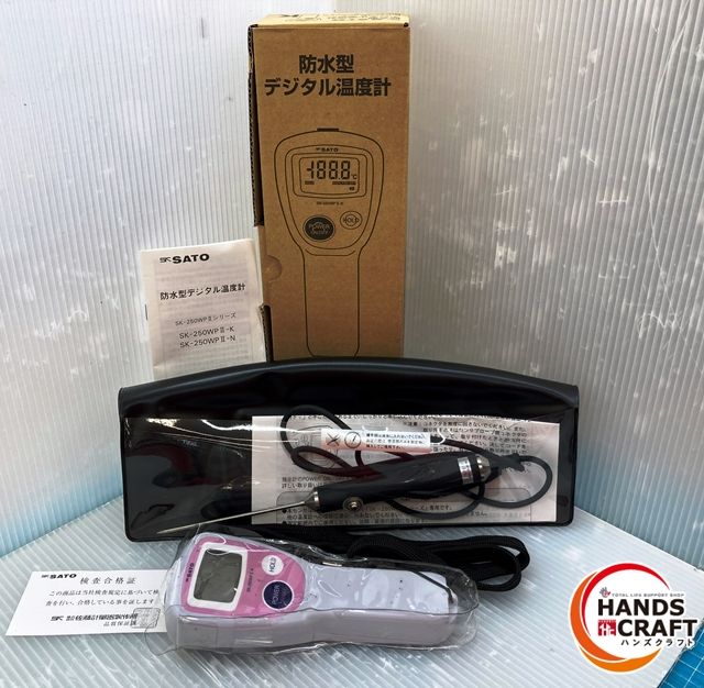 |現状品 佐藤計量器製作所 SK-250WP2-K 防水型デジタル温度計