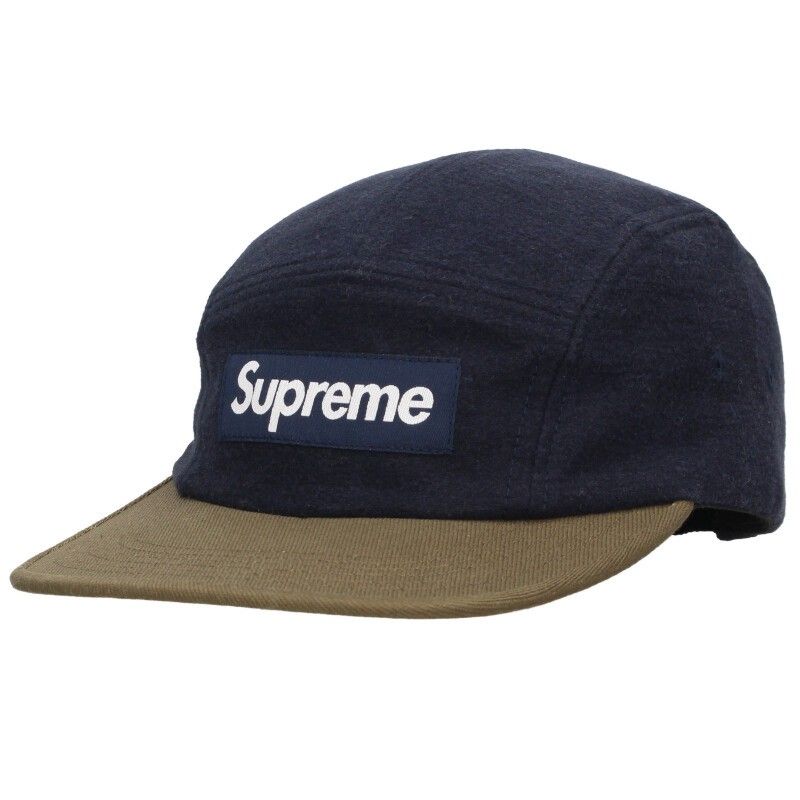 Supreme 2 Tone box Camp Cap キャップ　シュプリーム シュプリーム 23AW 2-Tone Camp Cap ツートーンボックスロゴ
