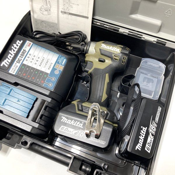 マキタ makita 18V 充電式インパクトドライバ TD173DRGXO オリーブ 5台セット ♥ 純正品 充電器用ビニール袋 ≡DT6704