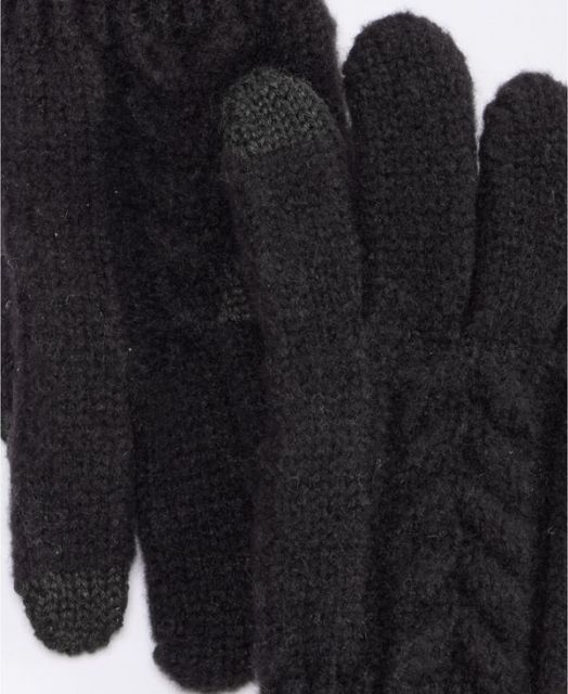 スタイルアンドコー レディース 手袋 Women s Cable Knit Gloves Black